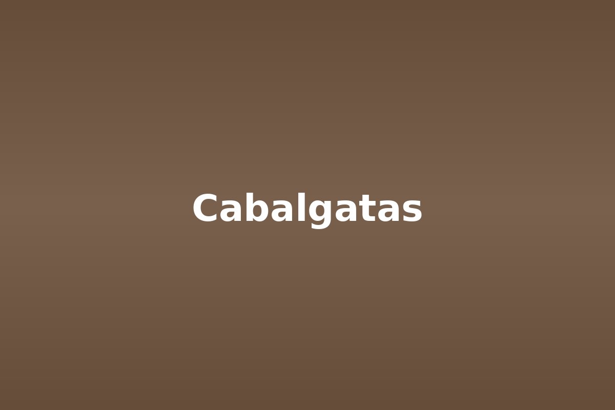 Cabalgatas guiadas